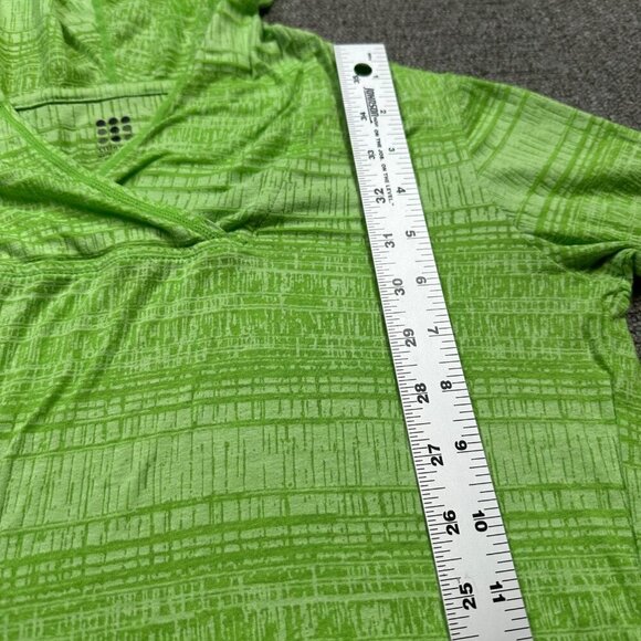 Title Nine Lightweight Neon Green Summer Hiking Hoodie Women's Size Small - Picture 4 of 6
